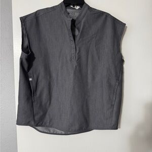 FIGS Gray Sleeveless Top